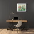 thumbnail image 3 of Boho Hue Studio 13x12 White Modern Wood Framed Museum Art Print Titled - Floral Field, 3 of 4