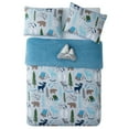 thumbnail image 3 of PAWZ by Bearpaw Kids Camp Creek 4-Piece Grey Campground Polyester Comforter Set, Full, 3 of 8