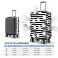 thumbnail image 6 of Balery Luggage Cover Cute Chicken Print Suitcase Covers for Luggage Elastic Washable Suitcase Protector Fits 18-32 Inch Luggage-Small, 6 of 9
