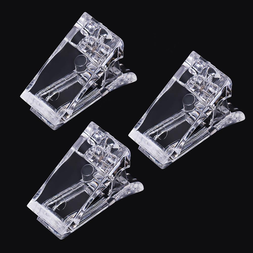 100pcs Jelly Fake Nails For Nail Art Tips DIY Clear Full Cover Acrylic UV Gel Fake Nail Tips For Decoration Fake Nails False
