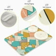thumbnail image 4 of FREEAMG Microfiber Dish Drying Mat, Scandinavian Style Mountains Drying Mat for Kitchen counter,16"x 18", Easy Clean Drainboard Mat, Non-Slip Dish Drainer Pad for Kitchen Counter, 4 of 7