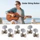 thumbnail image 5 of 12 Uds guitarra acústica 3L 3R botón de cuerda abierta sintonizador de clavijas perillas, 5 of 6