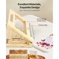 thumbnail image 4 of VEVOR Soap Cutter, Cut 1-12 Bars, Precisely and Accurately Cut 1 Inch Bars, Wood Frame With Steel Wire, with Extra Wires, Multi Handmade Soap Wire Cutter for Candles, DIY Making Cutting Tool, 4 of 9