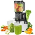 thumbnail image 1 of Máquina Exprimidora de Prensado en Frío, Exprimidor de Masticación Lenta de 250W con Conducto de Alimentación de 4.2", para Frutas y Verduras Enteras, Alto Rendimiento de Jugo, Motor Silencioso, Fáci, 1 of 6