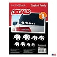 thumbnail image 2 of Elephant Family White Car Truck Window Stickers 2 Adults 6 Children 8 Decals Animal, 2 of 4