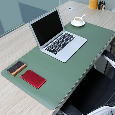 35 X18 Both Sides Extended Pu Leather Mouse Pad Office Computer