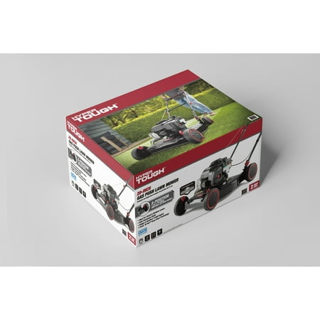 Hyper Tough 20-inch 125cc Gas Push Walk Behind Mower with Briggs & Stratton Engine