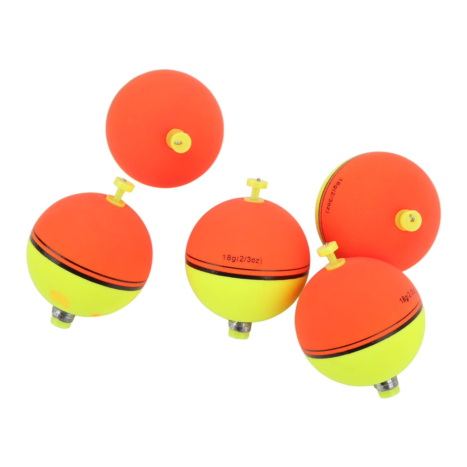 PUGEOAMN Lot De 4 Flotteurs De Pêche En Mousse Pour Eau Salée Et Eau Douce 10-120 G Flottabilité Flottante Facile à Utiliser