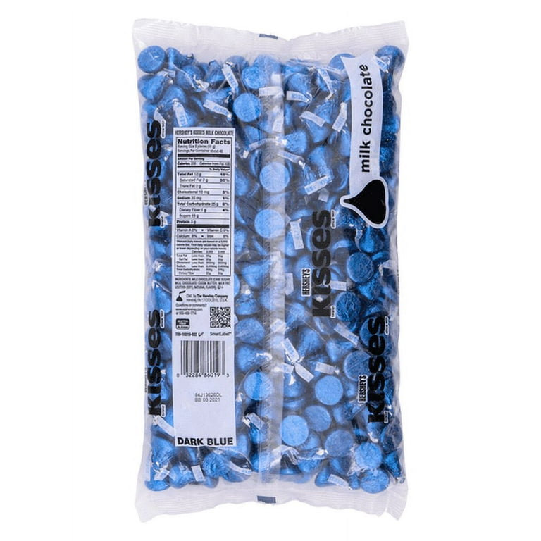 Hershey’s® Blue & Silver Kisses® Chocolate Candy - 65 Pc.