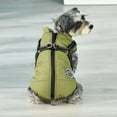 thumbnail image 5 of SILVERCELL Dogs Waterproof Warm Coat Vests Adjustable Reflective Rainproof Jacket Pet Dog's Padded Vest Clothes with Built in Harness Windproof Zipper Snow Coats Snowsuit for Small Medium Large Dogs, 5 of 9