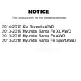 thumbnail image 2 of TOR Front Rear Suspension Stabilizer Bar Link Kit for Car Hyundai Santa Fe Sport Kia Sorento XL AWD - Left Right Side (Driver Passenger) KTR-102206, 2 of 2
