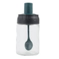 thumbnail image 1 of 280ml Seasoning Jar Leakproof Moisture-proof Glass Spice Bottle Container with Spoon Stick Brush for Home A Kitchen Tool, 1 of 6