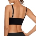 thumbnail image 5 of Sngxgn Women's No Side Effects Underarm and Back-Smoothing Comfort Wireless Lightly Lined T-Shirt Bra(Black,XXL), 5 of 8