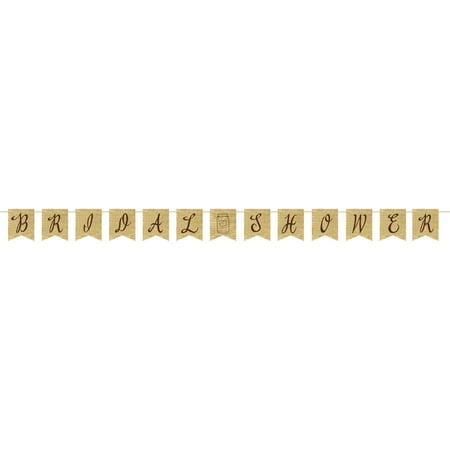 Rustic Wedding "Bridal Shower" Pennant Banner