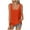 Orange, variant on AherBiu Tank Tops for Women Cotton Linen Scoop Neck Lightweight Layered Sleeveless Shirts Blouse Camisole