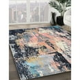 thumbnail image 3 of Ahgly Company Machine Washable Indoor Rectangle Industrial Modern Gray Area Rugs, 3' x 5', 3 of 7