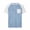 Light Blue, variant on Josdec Men's Raglan Henley Short Sleeve T-Shirt Color Block Button Placket Casual Summer Tee with Chest Pocket S-XL