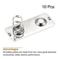 thumbnail image 3 of Battery Spring Plate AA Battery Contact Nickel Plate 28mmx12mm for DIY 10 Pcs, 3 of 5