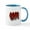 White/Blue Inside, variant on CafePress - Cooked Crawfish Logo Mug - 11 oz Ceramic Mug - Novelty Coffee Tea Cup