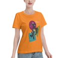 thumbnail image 2 of T-Shirt Basique à Manches Courtes pour Femmes Style Rue Demon Slayer, 2 of 6