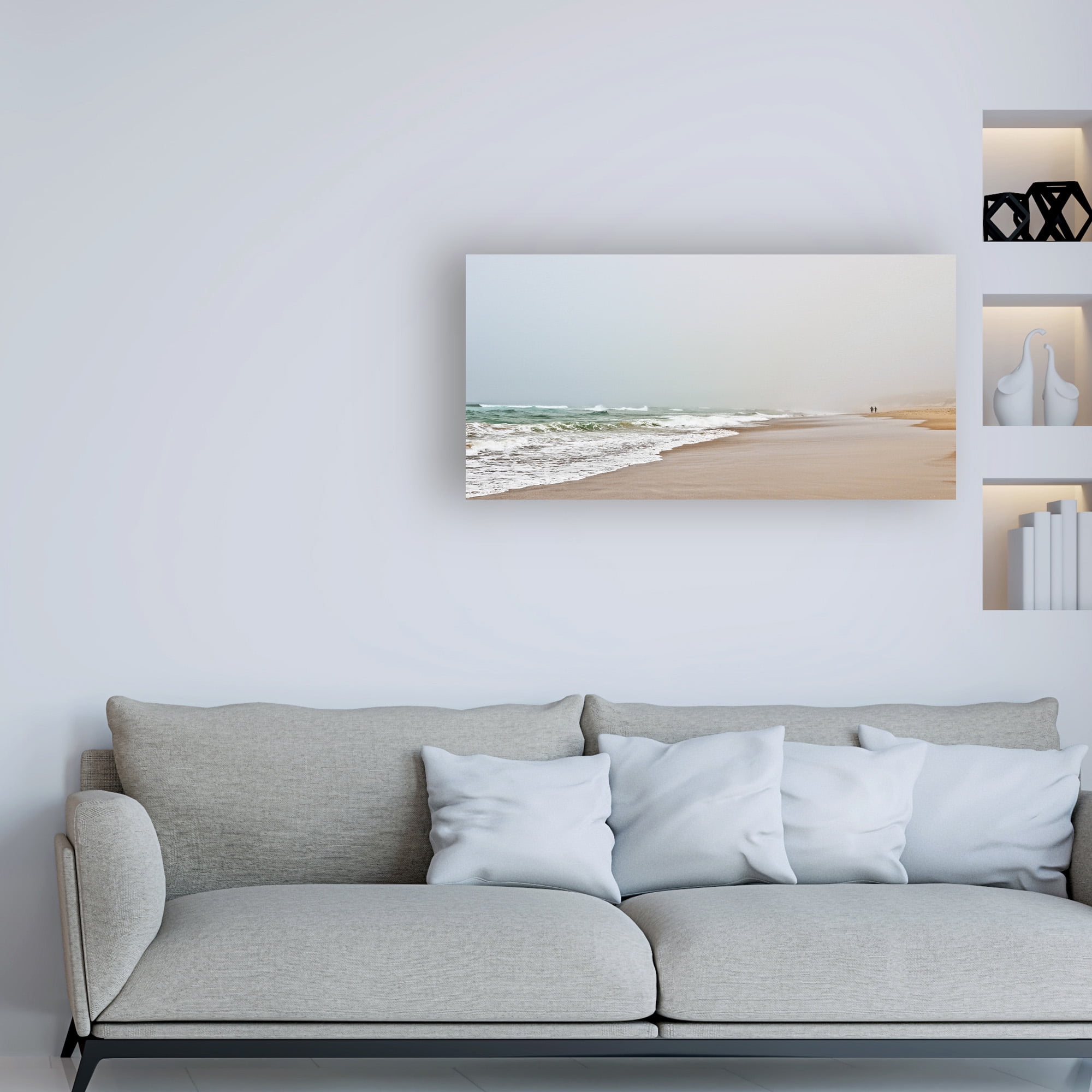 Trademark Fine Art 'BC Take a walk with me' Canvas Art by Beata Czyzowska Young