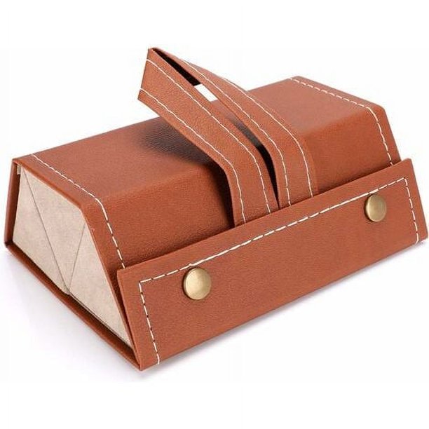 Caja de almacenamiento para gafas, Caja de almacenamiento para gafas con 3 ranuras, Caja de almacenamiento para exhibición de gafas, Caja de almacenamiento para gafas de sol de metal