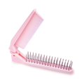 thumbnail image 1 of RHOS Mini cepillo de pelo portátil de viaje – Peine desenredante compacto plegable de doble cabeza para bolsos – Tamaño de bolsillo para mujeres y niñas (rosa), 1 of 5