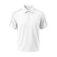 thumbnail image 6 of GrmtClth Cotton Polo Shirts for Men Casual Striped Shoulder Golf Polos Classic Collared Button Down Tee Solid Color Soft Short Sleeves Clothing White 4XL, 6 of 7