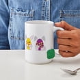 thumbnail image 4 of CafePress - Hoppy Easter Mugs - 15 oz Ceramic Large White Novelty Mug, 4 of 6