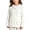 White, variant on Girls Hooded Sweater Jackets, Ribbed Zip up Hoodie with Side Pockets Fall Casual Solid Print Long Sleeve Sweatshirt with Hood, 15-16 Years