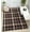 Black, variant on Nourison Grafix Plaid Red 5'3" x 7'3" Area Rug, (5x7)