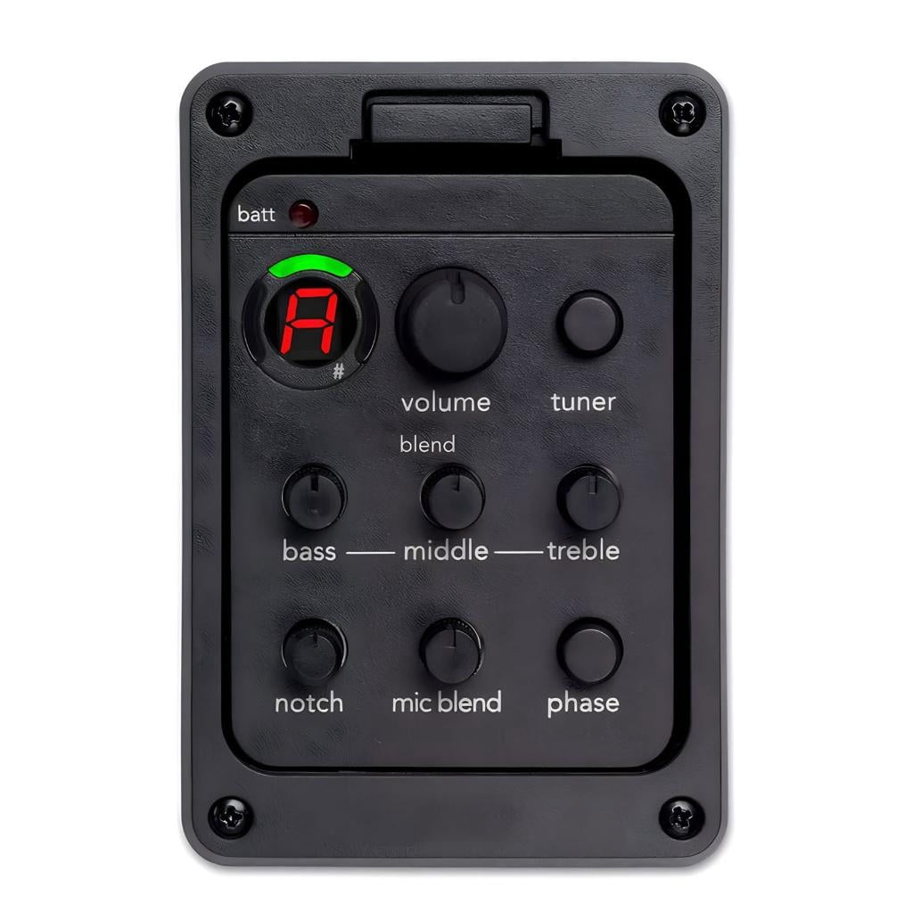 CEORPER 301 Acoustic Guitar Preamp Pickup Equalizer Guitar Piezo Pick Guitar Tuner Double Model Guitar Preamp Tuner Piezo Pickup