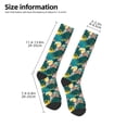 thumbnail image 2 of Susaid Hawaiian Style Print Thermal Winter Socks for Men and Women, Warm Crew Hiking Socks, for Boots and Outdoor Activities, 2 of 6