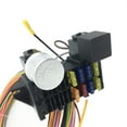 Universal Fitment Wire 10 Circuit 8 Fuses Basic Wire Harness Fuse Box