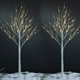 thumbnail image 4 of LIGHTSHARE 6 Feet 72L LED Birch Tree Lights, Pack of 2, Warm White, for Holiday Party and Christmas Decoration, Indoor and Outdoor Use, 4 of 5