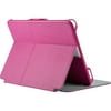Speck StyleFolio FLEX Carrying Case (Folio) for 10.5" Tablet, Nickel Gray, Fuchsia Pink