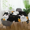 thumbnail image 5 of Coolnut Easter Bunny Rectangle Tablecloth Spill-Proof Polyester Table Cloth Table Cover for Kitchen Dining Picnic Holiday Party Decoration,60"x120", 5 of 7
