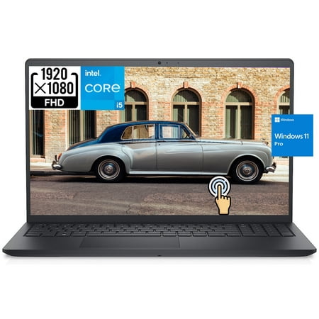 Dell Inspiron 15 3000 [Windows 11 Pro] Business Laptop Computer, 15.6" FHD Touchscreen, Intel Quad-Core i5-1135G7, 16GB RAM, 512GB PCIe SSD, Numeric Keypad, Wi-Fi, Webcam, HDMI