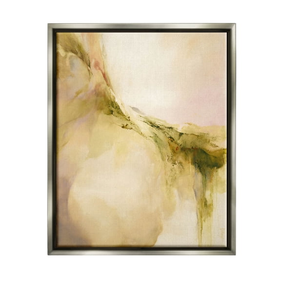 Soft Abstract Neutral Composition Abstract Graphic Art Luster Gray Framed Art Print Wall Art