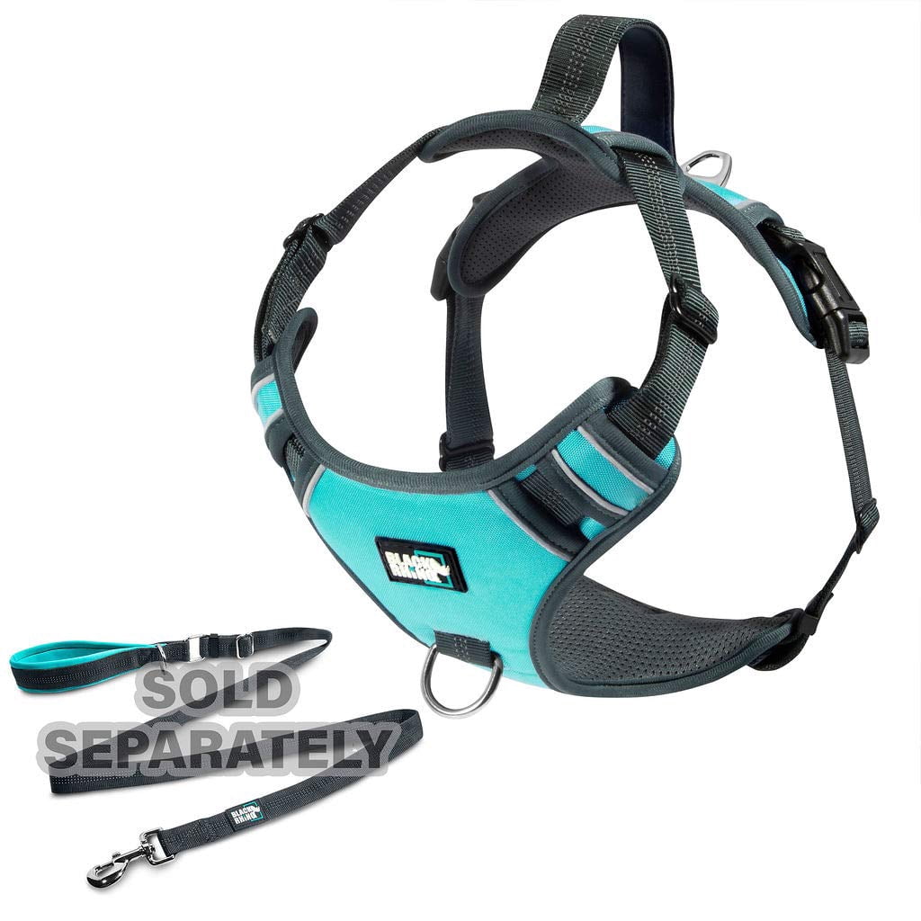 The Comfort Dog Harness With Mesh Padded Vest Aqua - Small Breeds