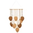 thumbnail image 2 of Macrame Wall Hanging,Leaves Woven Tapestry, Feather Handmade Tassels Boho Wall Decor,Leaves Art Decorations for Nursery Bedroom Living Room Apartment Home Backdrop, 2 of 7