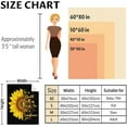thumbnail image 3 of Sunflower Blanket - Soft, Plush & Warm - 40x30 Inches Small Blanket for Office, Chair - Black Cute Throw Blanket Gifts for Girls, 3 of 6