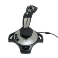 thumbnail image 1 of Manette de Vol Gaming, Simulateur de Vol Joystick Contrôleur Prise Confortable USB Filaire pour 7 8 10 11, 1 of 7