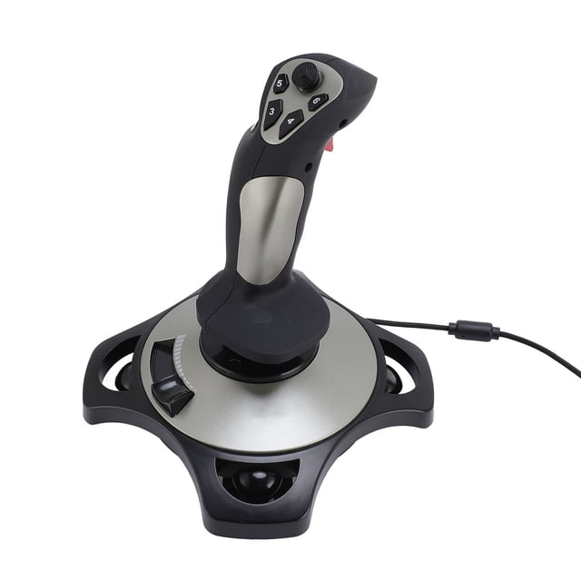 Manette de Vol de Jeu, Ventouse Forte, Poignée Ergonomique Confortable, Simulateur de Vol, Joystick pour 7 8 10 11