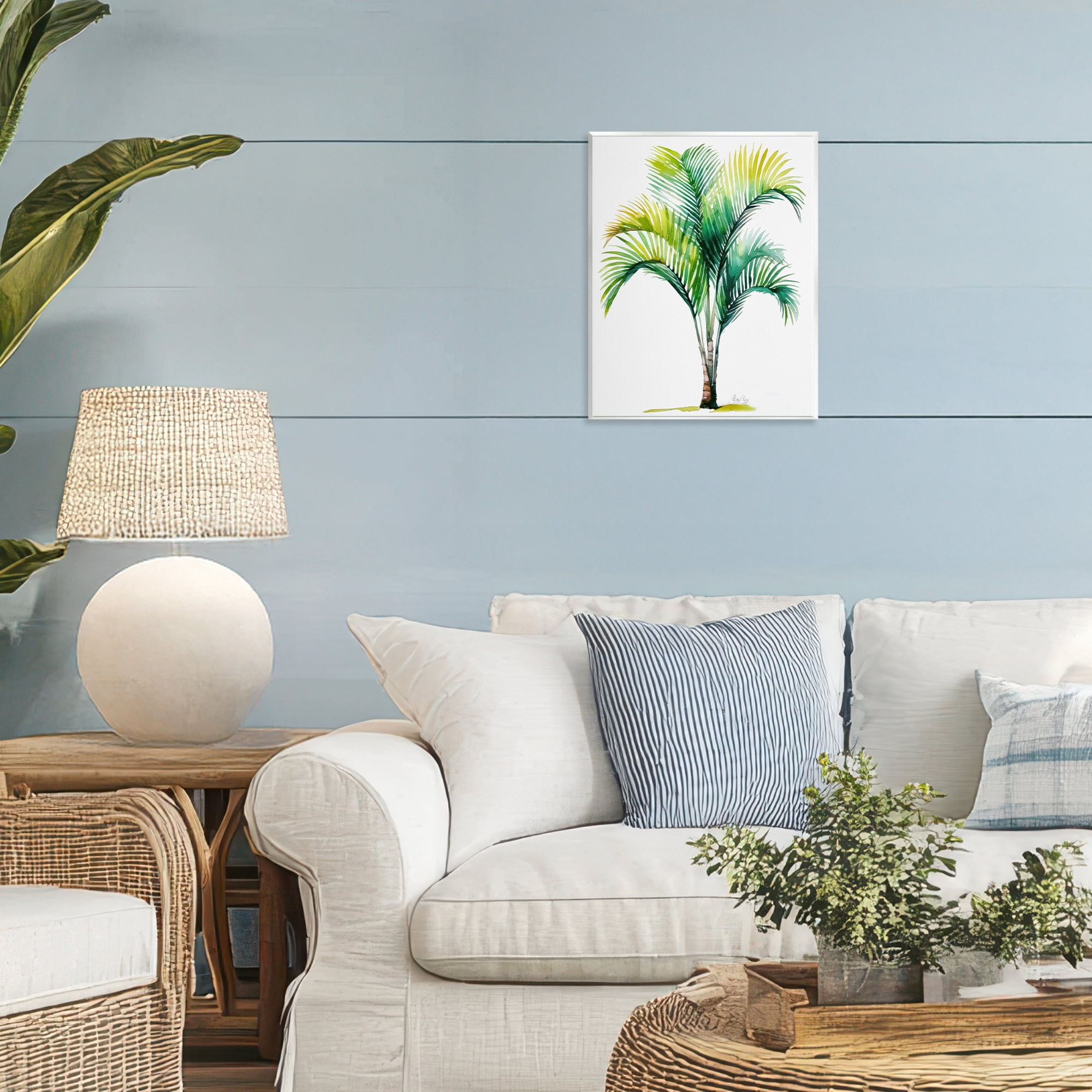 Stupell Industries Coastal Canopy Palm Tree Wall Plaque Art, design by Shelly Craig