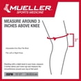 thumbnail image 3 of Mueller Sports Medicine Adjustable Hinged Knee Brace, Black/Gray, One Size Fits Most, 3 of 4