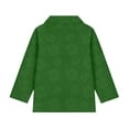 thumbnail image 5 of Psesaysky Girl's Cute St. Patrick Dog Print Sweatshirt Long Sleeve Graphic Sweatshirt Half Zip Pullover Preppy Athletic Tops Cute Winter Clothes Jacket Trendy 12-13 Years, 5 of 6