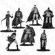thumbnail image 3 of McFarlane-figuras de acción de Batman Joker para niños, juguetes de dibujos animados, Kit de garaje, directo en blanco y negro, 12,5 cm, 3 of 3