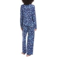 thumbnail image 2 of DKNY womens  2pc Top & Pant Sleep Set, m, Navy, 2 of 3