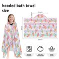 thumbnail image 2 of Toalla Fiwbnasz Kids con capucha para helados, 76 x 127 cm, playa, 2 of 9
